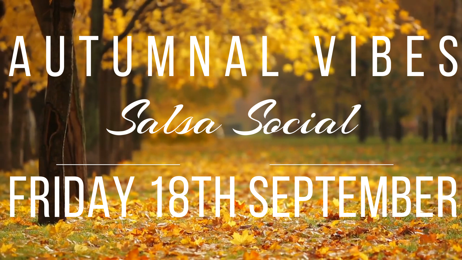 Autumn Dance Party Friday September 18th 2026
